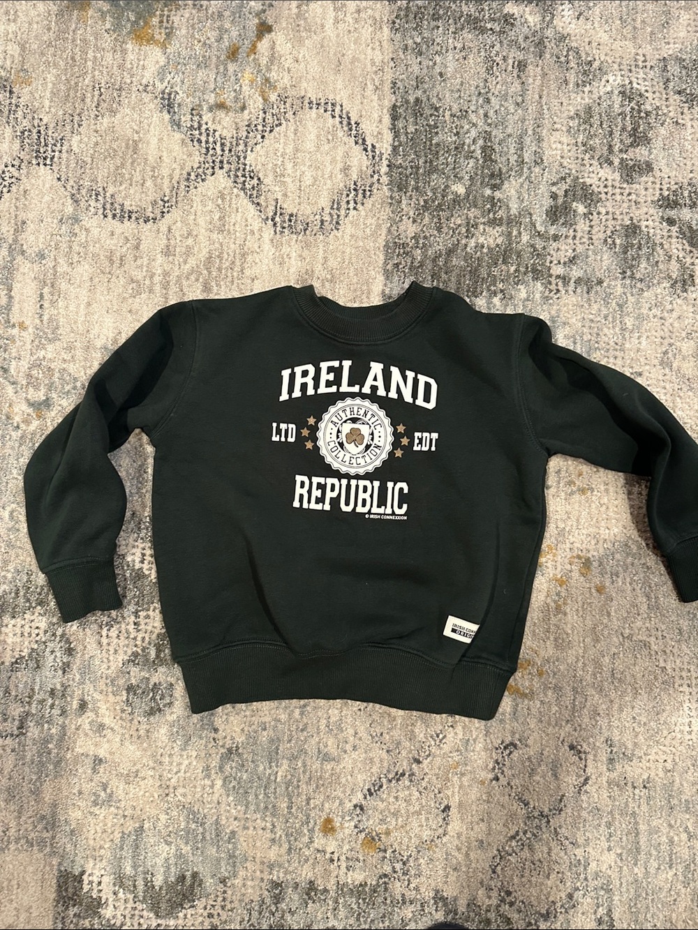 Ireland Republic Kids' Crewneck Sweatshirt - Dark Green